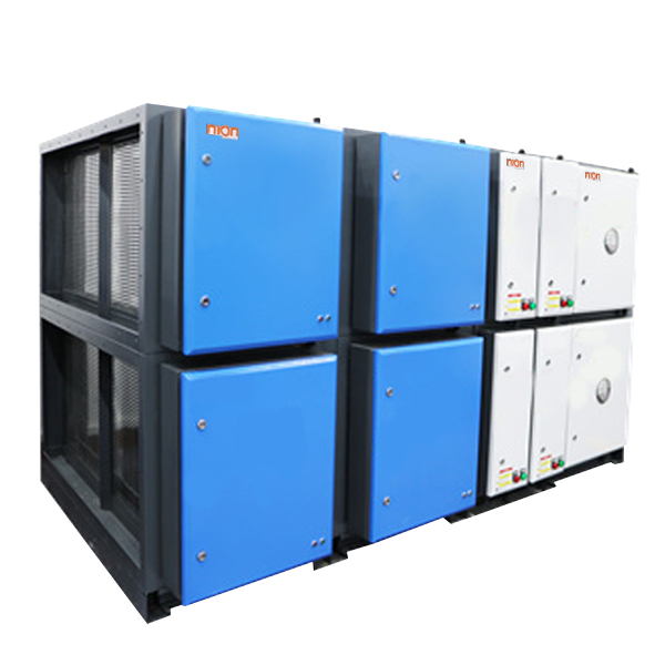Hệ máy Lọc tĩnh điện + UV + Than hoạt tính xử lý khói bụi công nghiệp Nion