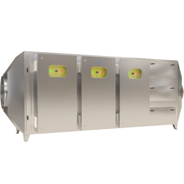 Máy UV công nghiệp kết hợp Carbon xử lý khí thải hàn thiếc Dr.Air CBUV-20K