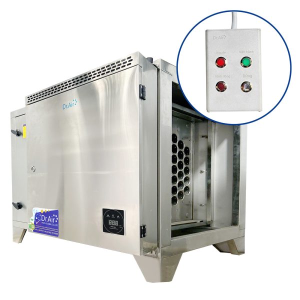 Máy lọc tĩnh điện xử lý khói bụi công nghiệp Dr.Air KTV-6000 PRO vỏ inox